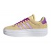 ADIDAS VL COURT JI1019 ΠΑΙΔΙΚΟ SNEAKERS ΠΑΠΟΥΤΣΙ ΚΟΡΙΤΣΙ ΚΙΤΡΙΝΟ